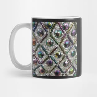 Photographic Image of Multi-colored Iridescent Beads Mug